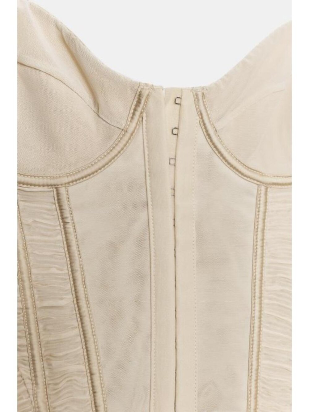 ZARA TEXTURED MIXED-FABRIC CORSET 1067/461/712 - Picture 5 of 5
